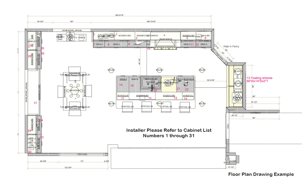 Floor Plans with Detailed Notes